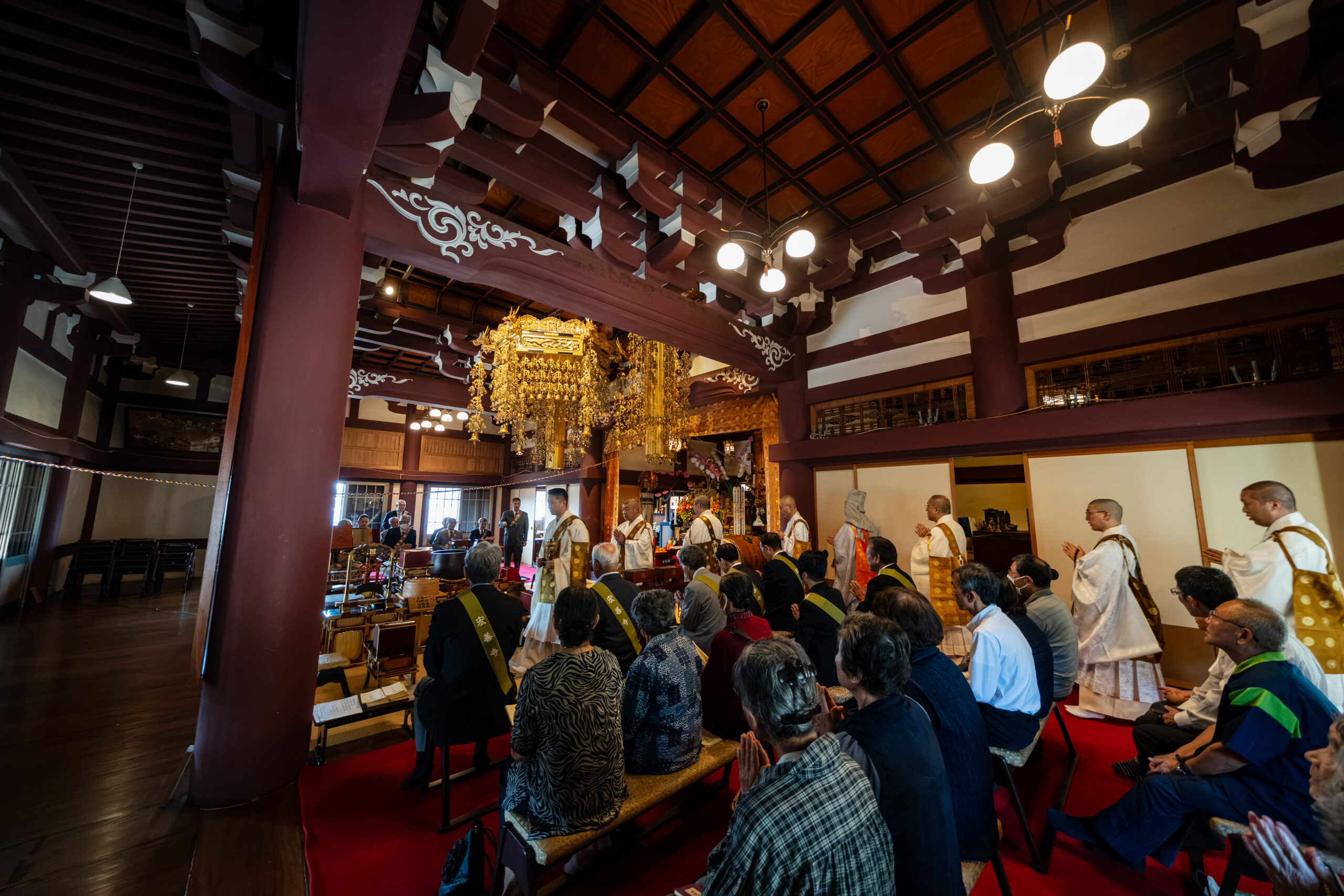 宏善寺お会式の法要